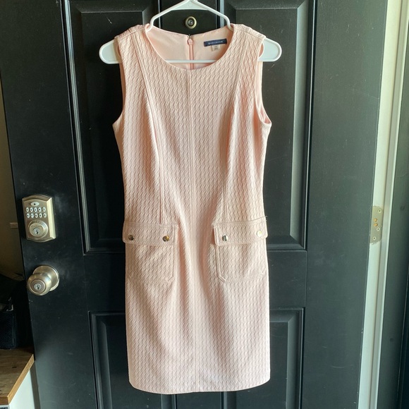 Tommy Hilfiger Women's Mini Jacquard Pocket Knit Dress light Pink Size 4 - Picture 1 of 7
